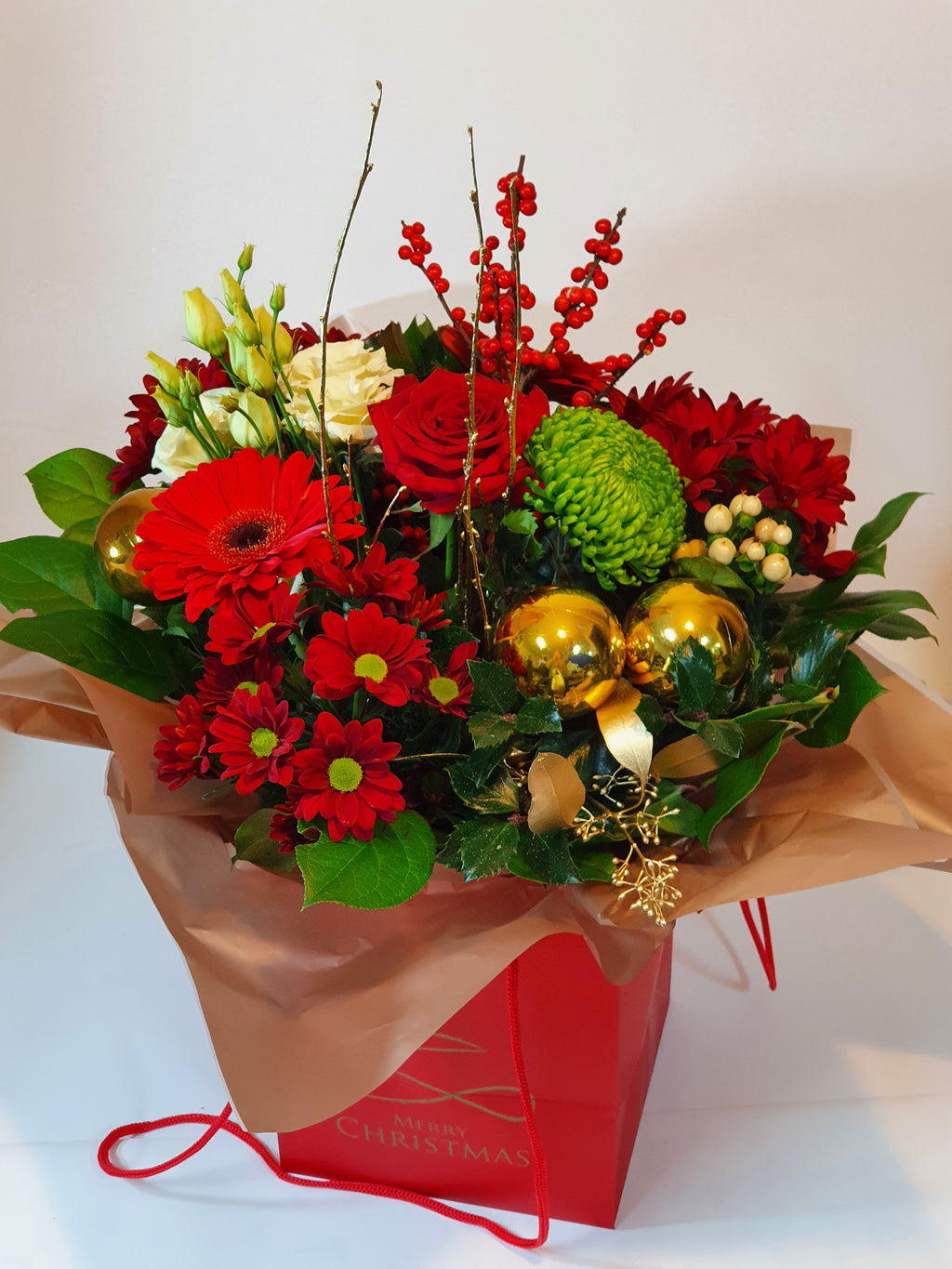Christmas Gift Bag - Florist Choice
