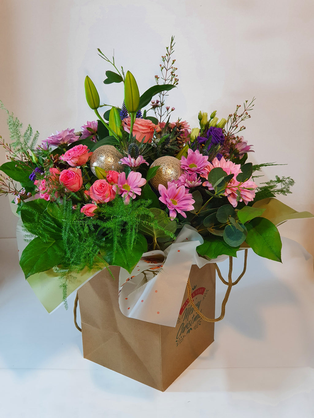 Christmas Gift Bag - Natural