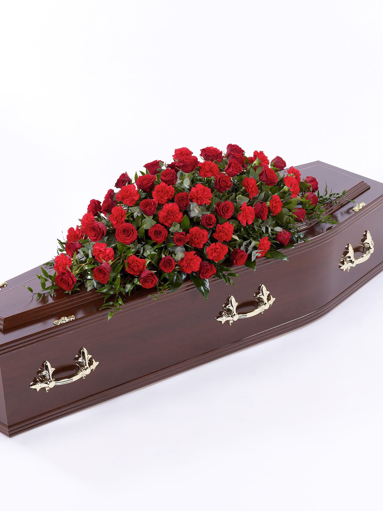 Casket Spray - Red Roses